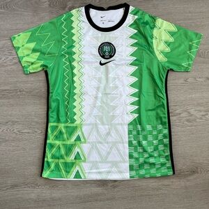 Nike Men’s Green White Graphic Football Jersey